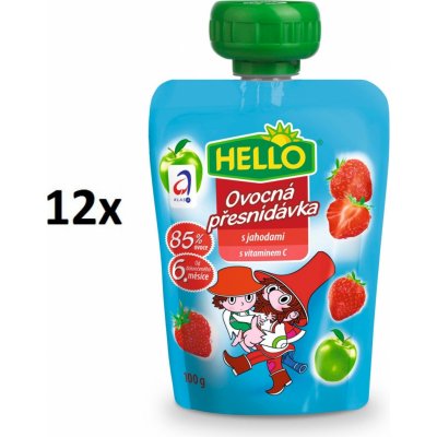 Hello s jahodami 12 x 100 g – Zboží Dáma