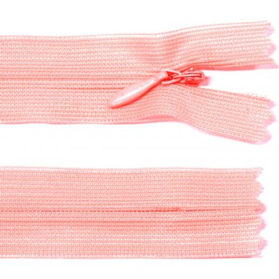 Spirálový zip no.3 skrytý nerozepínací 22cm - více barev color: 553 lososová – Hledejceny.cz