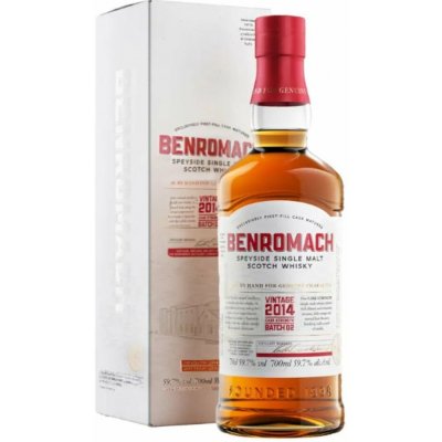 Benromach 2014 Cask Strength Batch 2 59,7% 0,7 l (karton) – Hledejceny.cz