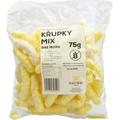 Natural Jihlava Křupky mix kukuřičné a rýžové bez lepku Natural 75 g – Zbozi.Blesk.cz