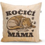 Sablio Polštář Kočičí máma 40x40 – Hledejceny.cz