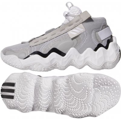 adidas dámské basketbalové boty Exhibit B WMNS Mid šedá / černá / bílá – Zboží Mobilmania