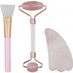 ETANI dárková sada Jade roller – masážní váleček Jadeit, Gua-Sha kámen a špachtle na krém 1 ks: sada – Hledejceny.cz