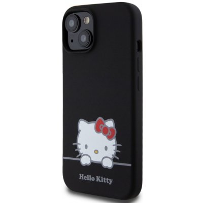 Hello Kitty Liquid Silicone Daydreaming Logo iPhone 15 černé – Zbozi.Blesk.cz