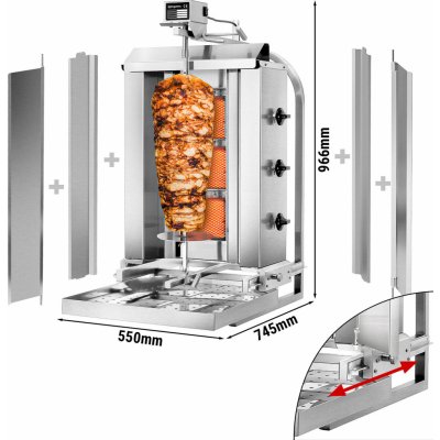 G.Gastro D11886426 Gyros gril – Zboží Mobilmania