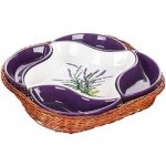 Banquet miska v košíku LAVENDER 5 dílů 28 cm – Zboží Mobilmania