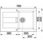 Franke S2D 611-78 Bílá – Zboží Dáma