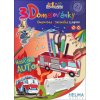 Omalovánka 3D omalovánka A4 SET Auto