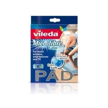 Vileda Microfibre Plus Pad mikrohadřík na displeje a obrazovky 28 x 22 cm 1 ks