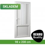 SKLADOVÁ-OKNA REHAU Smartline+ Bílá pravé 98 x 208 cm – Hledejceny.cz