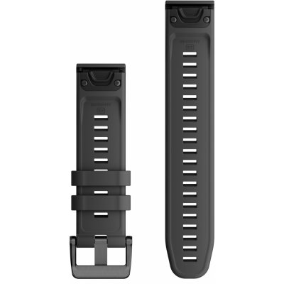 Garmin řemínek QuickFit 22, Graphite Silicone, s přezkou z černé nerezové ocelii 010-13280-09 – Hledejceny.cz