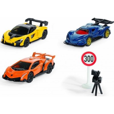 Siku Super 6328 set sportovní auta a příslušenství – Zboží Mobilmania