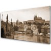 Obraz akrylový obraz Praha Most Krajina 100x50 cm