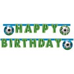 Procos Banner Happy Birthday Fotbal 2 m – Zboží Dáma