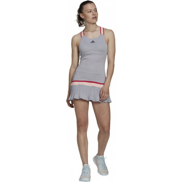 Dámské šaty adidas Performance Y-dress H.RDY světle šedá