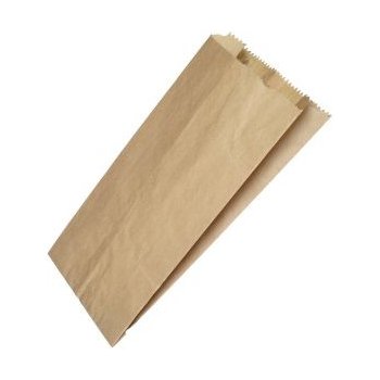 COpack - Svačinové papírové sáčky hnědé KRAFT 1 kg ( 12+5 x 28 cm) (100 ks)