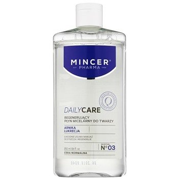 Mincer Pharma Daily Care N° 00 micelární čistící voda s regeneračním účinkem N ° 03 (Arnica,Liquorice) 250 ml