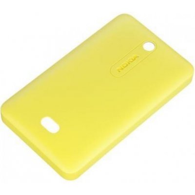 Kryt Nokia Asha 501 zadní žlutý – Zboží Mobilmania