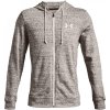 Pánská mikina Under Armour Armour Rival Full Zip White