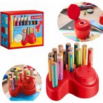 Stabilo 880/15-01 Woody 3 v 1 pastelky ve stojánku na stůl sada s ořezávátkem, – Zboží Dáma