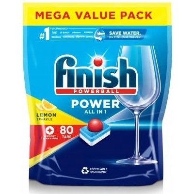 Finish Power All in One Lemon Tablety do myčky 80 ks – Zboží Dáma