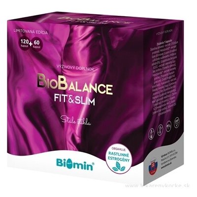 Biomin BioBalance FIT&SLIM podpora hubnutí 180 kapslí – Hledejceny.cz