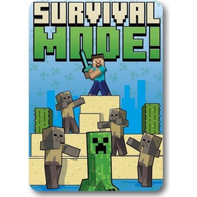 FARO Fleece deka Minecraft Survival mode – Zboží Dáma