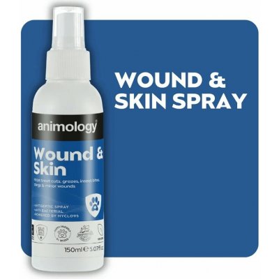 Animology Wound & Skin sprej na rány a kůži pro psy 150 ml – Hledejceny.cz