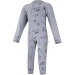 Little Angel Overal smyk DR TISK lemy Outlast® šedý melír mývalové – Zboží Dáma