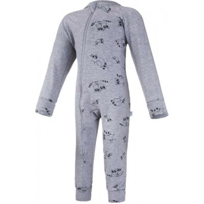 Little Angel Overal smyk DR TISK lemy Outlast® šedý melír mývalové – Zboží Dáma