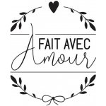 Aladine razítko kulaté Vyrobeno s láskou – Zboží Dáma