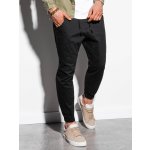 Ombre Clothing pánské jogger kalhoty Jordie černé P885 – Zbozi.Blesk.cz