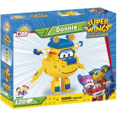 COBI 25147 Super Wings Mission Teams Opravář Donnie žluté letadlo – Hledejceny.cz