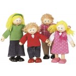 Tidlo Dřevěné panenky do domečku Rodina – Zboží Dáma