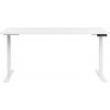 Jídelní stůl Antares Výškově stavitelný stůl HARBOR Deska stolu bílá 138x80 cm