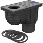 Haco Lapač střešních vod LSV DN 110 C černý – Zboží Mobilmania