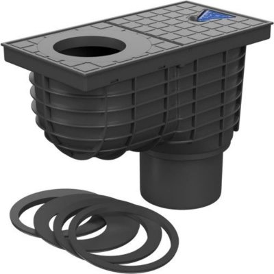 Haco Lapač střešních vod LSV DN 110 C černý – Zboží Mobilmania