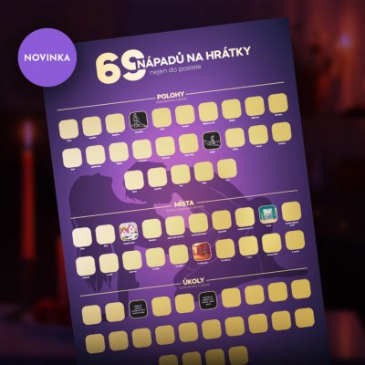 Stírací plakát 69 nápadů na hrátky – Zbozi.Blesk.cz