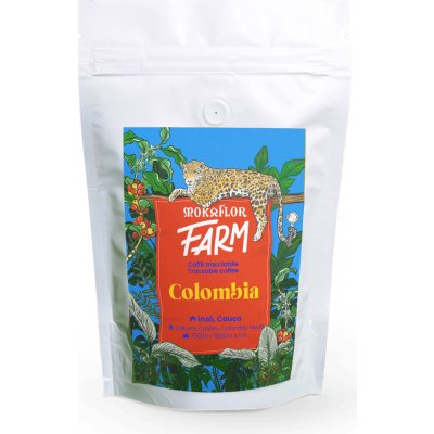 Caffé Mokaflor Farm Colombia zrnková 250 g – Hledejceny.cz