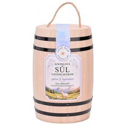 Vivaco Wellness soudek sůl do koupele s kozím mlékem 1 kg – Hledejceny.cz