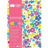 Barevný papír Happy Color Blok Deco Summer A4 170g 20 listů 5 barev HA 3817 2030 120