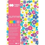 Happy Color Blok Deco Summer A4 170g 20 listů 5 barev HA 3817 2030 120 – Hledejceny.cz