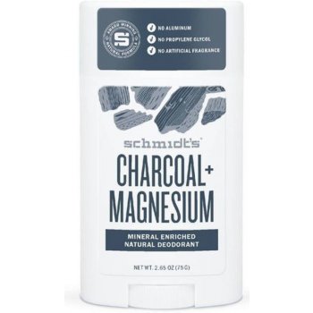 Schmidt's Naturals Active Charcoal + Magnesium deostick 58 ml