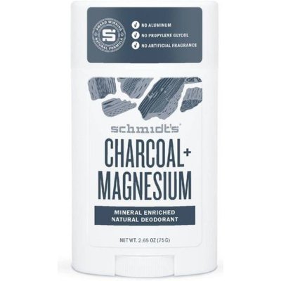 Schmidt's Naturals Active Charcoal + Magnesium deostick 58 ml – Hledejceny.cz