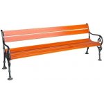 HTI Litinová lavička s měkkým dřevem Wien teak MC-7136-T – Zboží Dáma