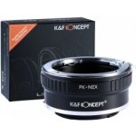 K&F Concept adaptér Pentax K na Sony E (NEX) – Sleviste.cz