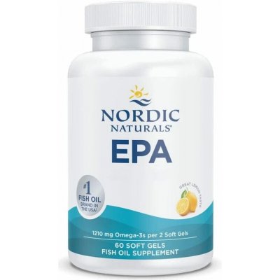 Nordic Naturals EPA 1210 mg 60 Měkká kapsla Citron – Hledejceny.cz