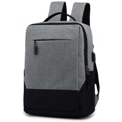 DeTech Batoh pro notebook Power Backpack BP-04, 15.6", šedá – Zboží Živě