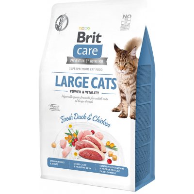 Brit Care Cat pro velké kočky pro energii a vitalitu kachna a kuře 0,4 kg – Zbozi.Blesk.cz