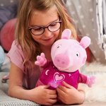 Simba Peppa Pig 2v1 plyšový usínáček hrající růžový – Sleviste.cz